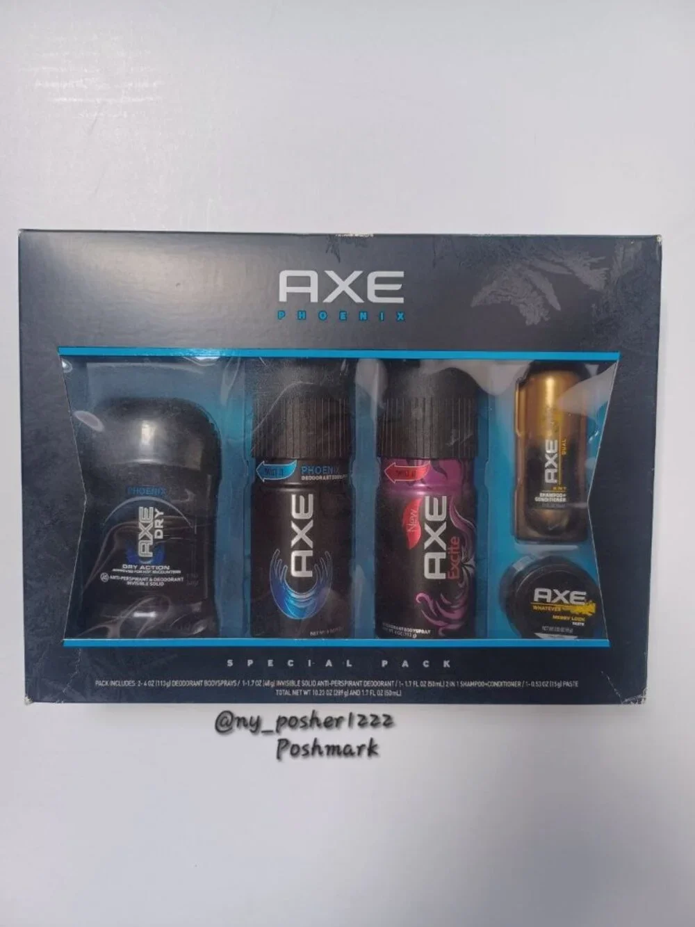ＡＸＥ 𝗣𝗛𝗢𝗘𝗡𝗜𝗫 (Special Pack) Men’s Grooming Gift Set Black